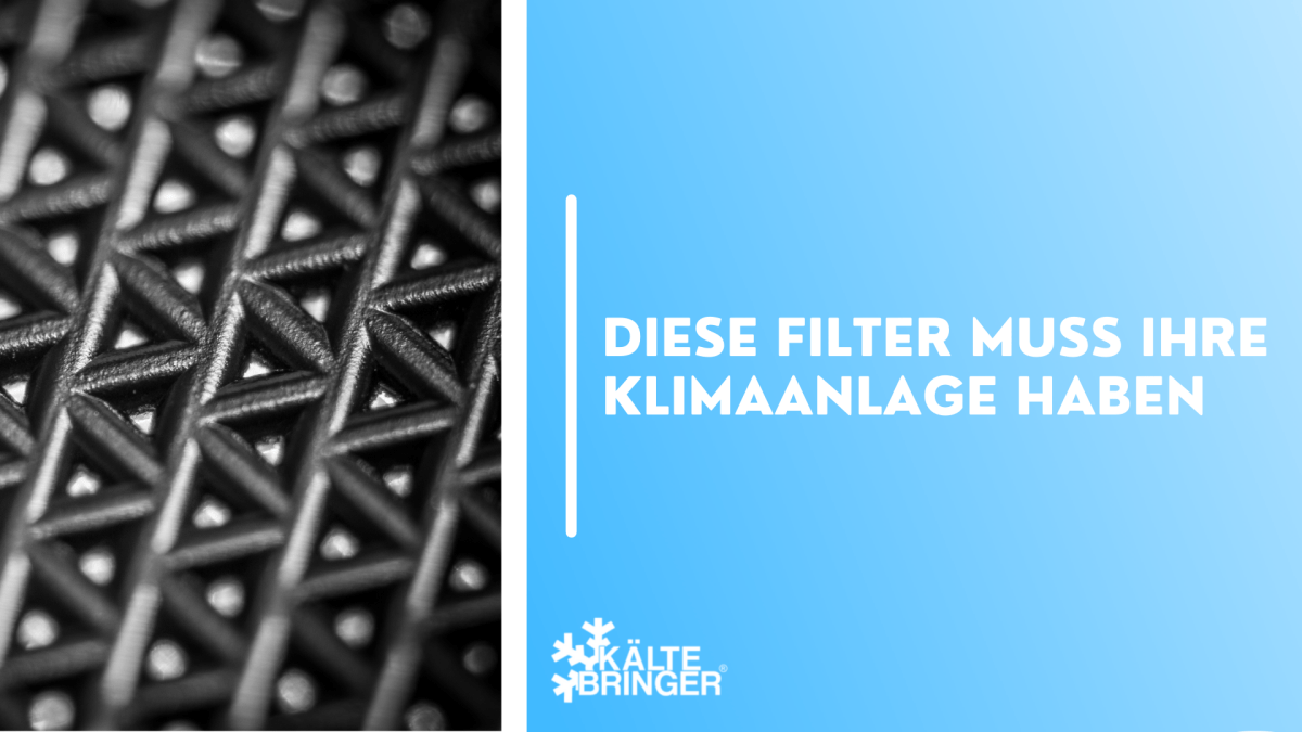 Diese Filter muss Ihre Klimaanlage haben