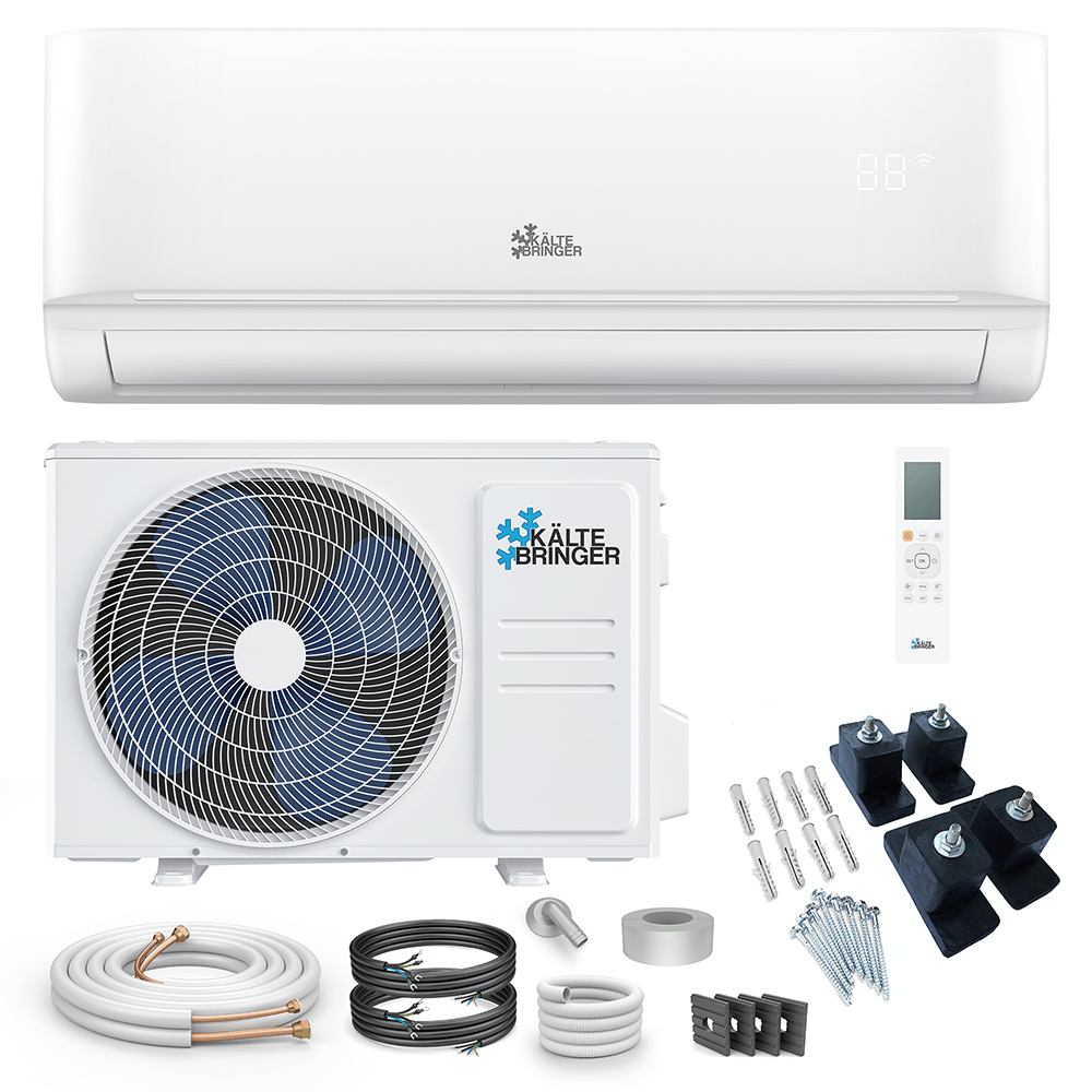 Kältebringer® Split Klimaanlage 12.000 BTU (3,5kW) Komplettset