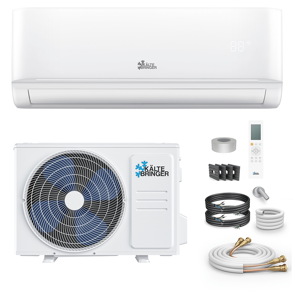 Kältebringer® Split Klimaanlage Quick Connect 12.000 BTU (3,5kW) Komplettset