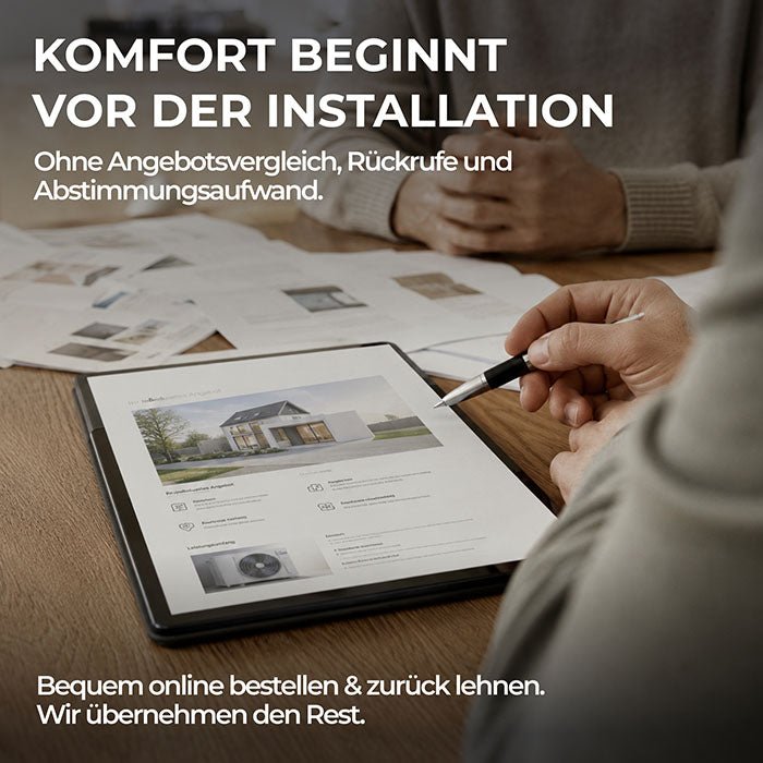 Montage Monosplit Klimaanlage (Nachträglicher Einbau, Gerät bereits vorhanden)